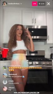 Brittany Renner Blonde American Female Influencers Video